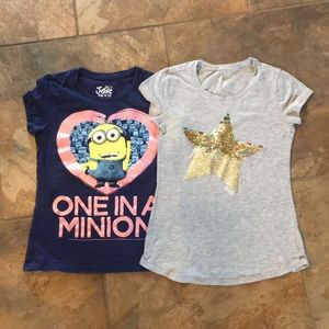 2 Justice tshirts🦋